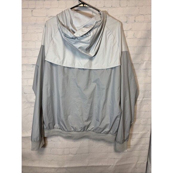 Nike Windrunner  Windbreaker Jacket Black Grey Nylon Soft Glanz Medium - Picture 7 of 9